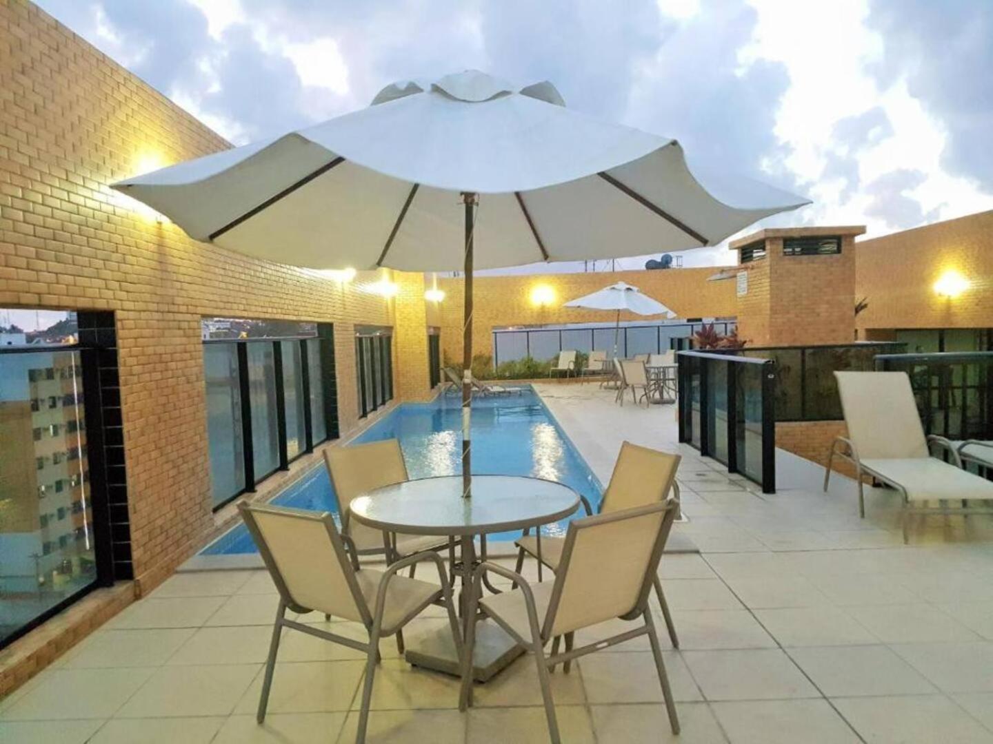 Apartamento 50M Praia- Piscina - Vista Mar - Academia - Maceió エクステリア 写真
